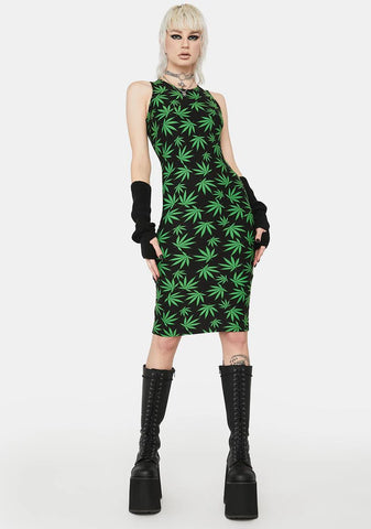 Herb For All Bodycon Dress