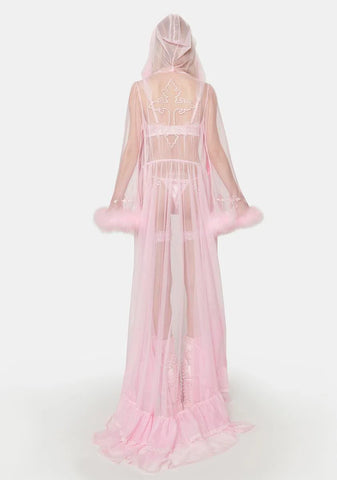 Holy Revelation Marabou Robe