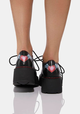 Talk Is Cheap Platform Oxfords