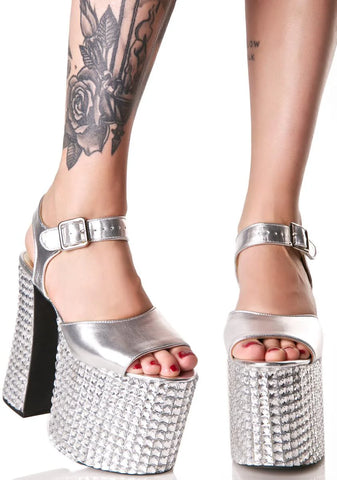 Death By Disco Platform Heels