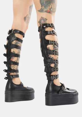 Rising Platform Gladiator Sandals