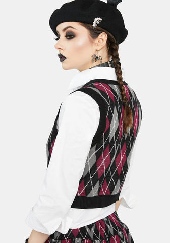 Bat To School Sweater Vest