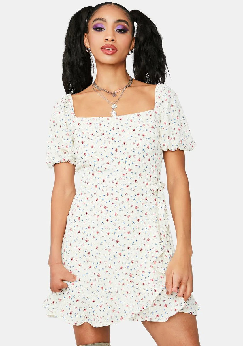 Take It All Floral Dress