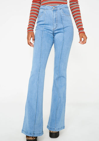 Groovy Gal High-Rise Flares