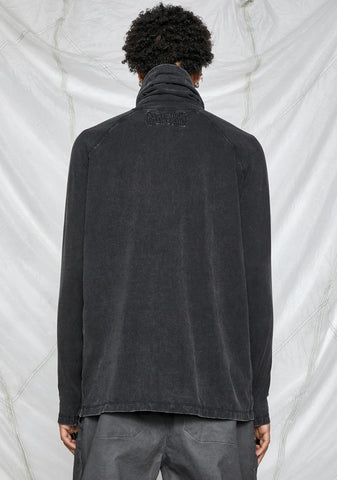 Synth Unisex Washed High Neck Mask Tee