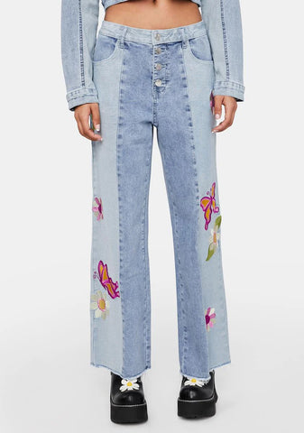 Wild Canyons Wide Leg Jeans