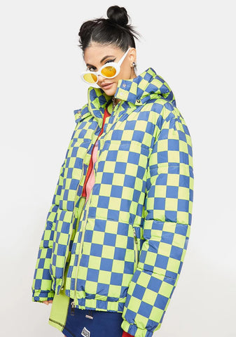 Scout Checkered Puffer Jacket