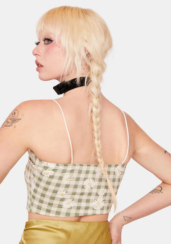 Sage Get Your Fix Crop Top