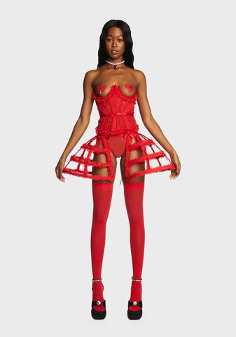 Sweep Me Off Lingerie Set