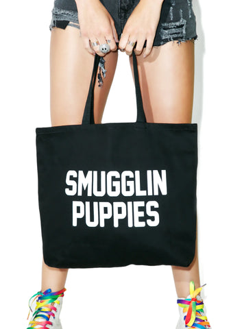 Smugglin’ Puppies Tote