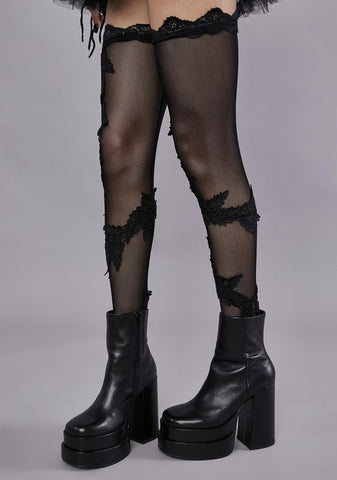 Spells Brewing Thigh High Socks