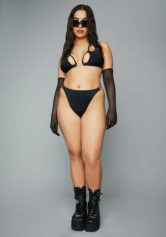 Plus Bombshell Behavior 3-Piece Bikini Set