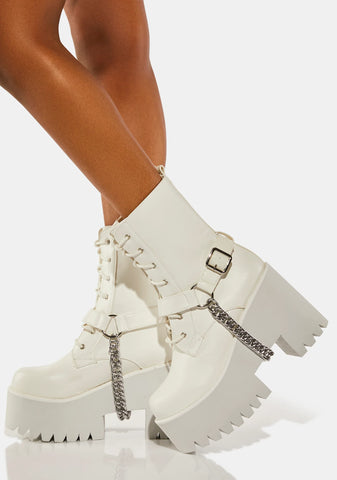 Secret Stomper Platform Boots