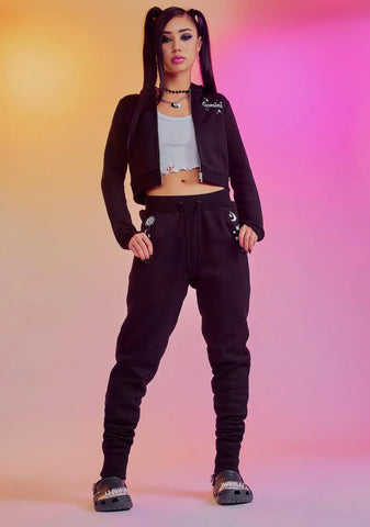 Intuitive Gemini Secrets Cropped Hoodie