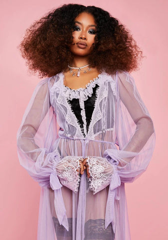 Celestial Signs Sheer Robe