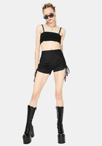 About That Life Ruched Shorts