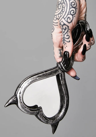 Devil's Heart Hand Mirror