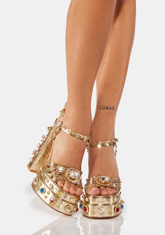 It's Paradise Platform Heels