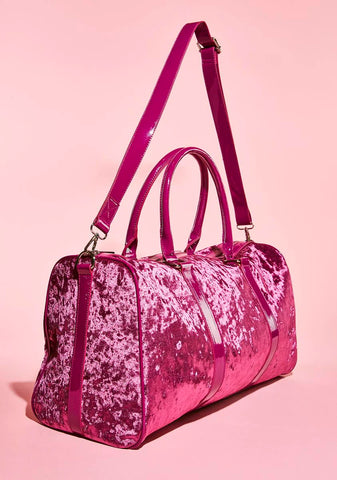 Material World Velvet Weekender