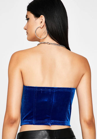 Royal Hots For You Velvet Bustier