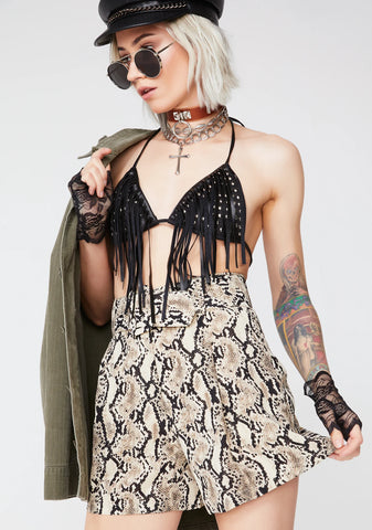 Toxic Tripster Snakeskin Shorts