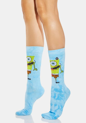 Wavy Bob Tie Dyed Socks