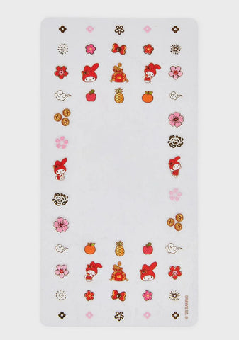 My Melody Lunar New Year Nail Decal Set