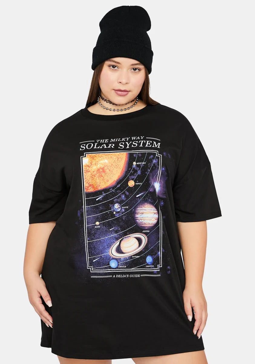 Truly The Longest Night Planets Graphic Tee