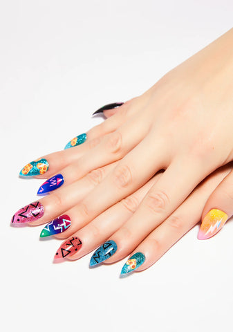 x OG Nails LA 80's Press On Nail Set