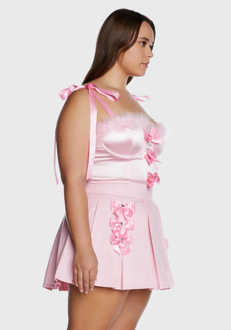 Plus Artistic Dazzle Bustier Top