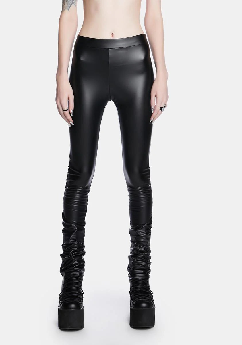 All Out Angst Vinyl Leggings
