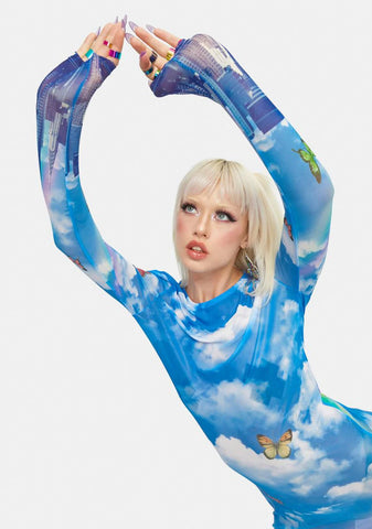 Modern Utopia Mesh Maxi Dress