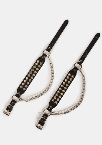 Stud And Chain Boot Strap