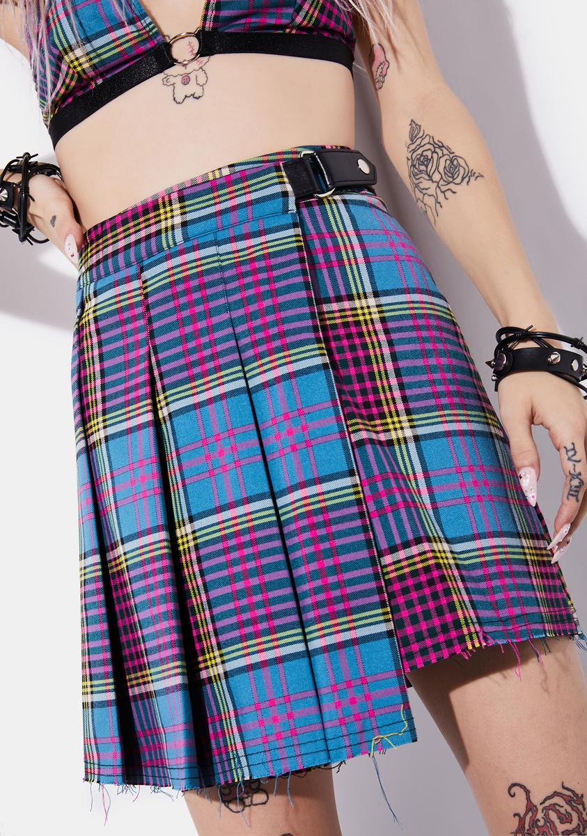 Risky Business Plaid Skirt