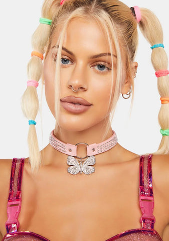 Fairytale Sparkle Butterfly Choker