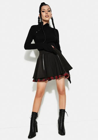 Collar Padded Long Sleeve Shirt