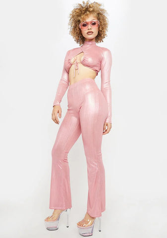 Hit The Slopes Metallic Pants