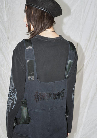 Synth Unisex Cotton Twill Overalls