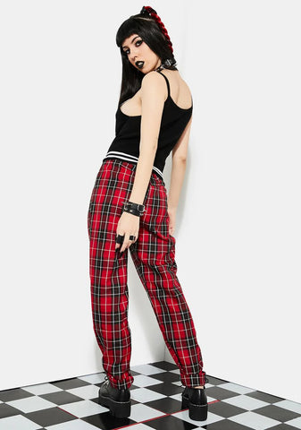 Hate To Love Plaid Trousers