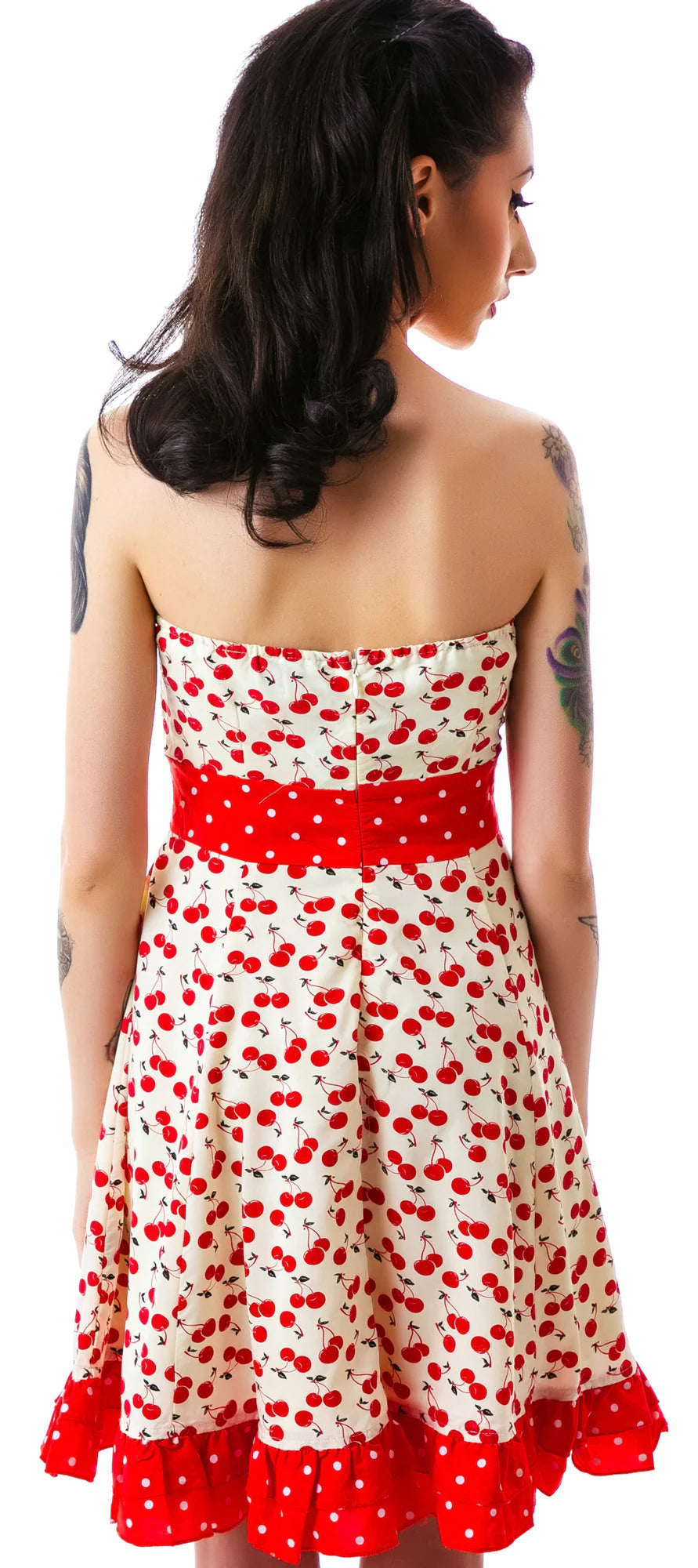 Erin Cherry Print Dress