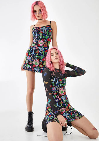 Dark Surreal World Cami Dress