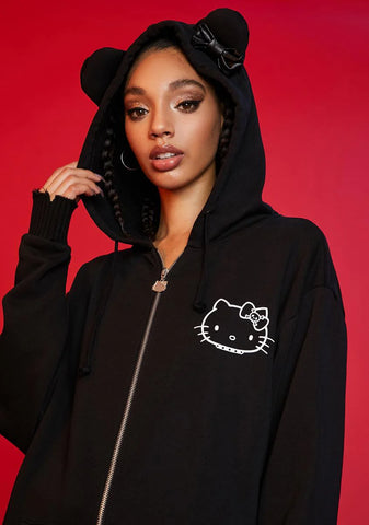 True To Myself Longline Hoodie