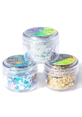 Chunky Silver Mix Face Glitter