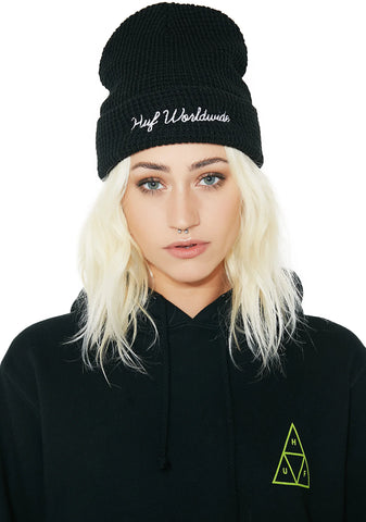 Worldwide Waffle Knit Beanie