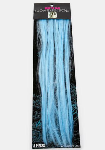 Blue Glow In The Dark Extensions 3-Pack
