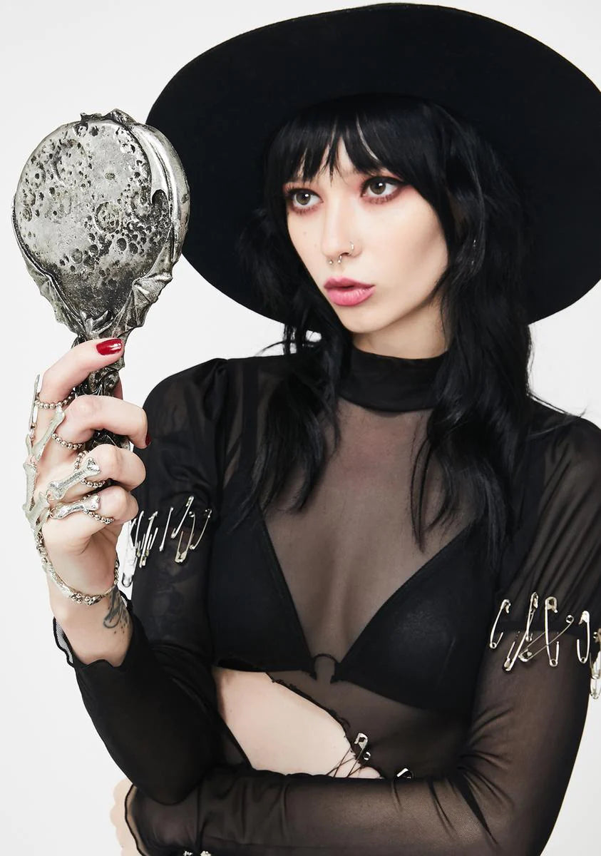 Vampire's Moon Hand Mirror
