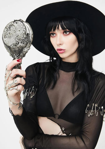 Vampire's Moon Hand Mirror