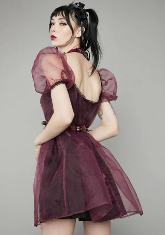 Wine Hell On Earth Harness Dress