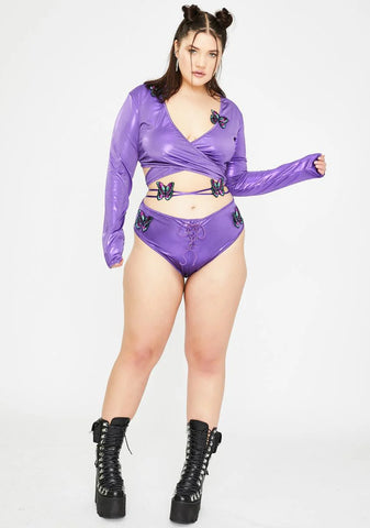 Her Fairytale Meadow Booty Shorts