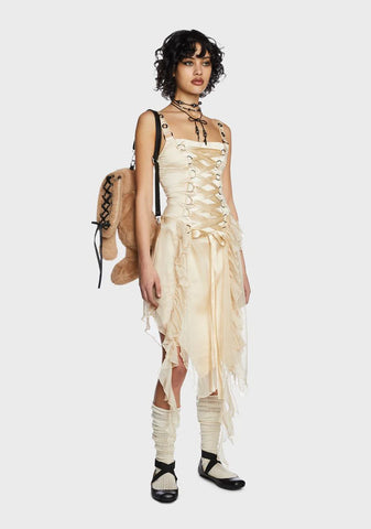 Ivory Life's No Fairytale Midi Dress